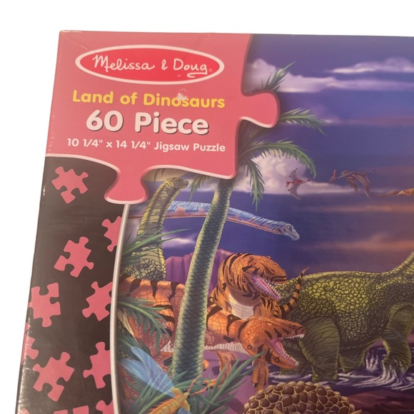 Melissa & Doug Land of Dinosaurs 60 piece puzzle - Picture 3 of 5